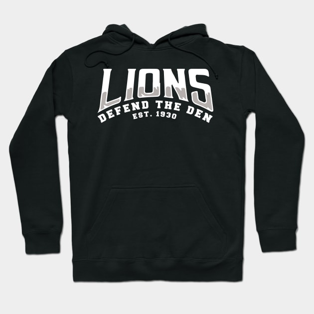 Lions 1930 Defend Hoodie by White Name